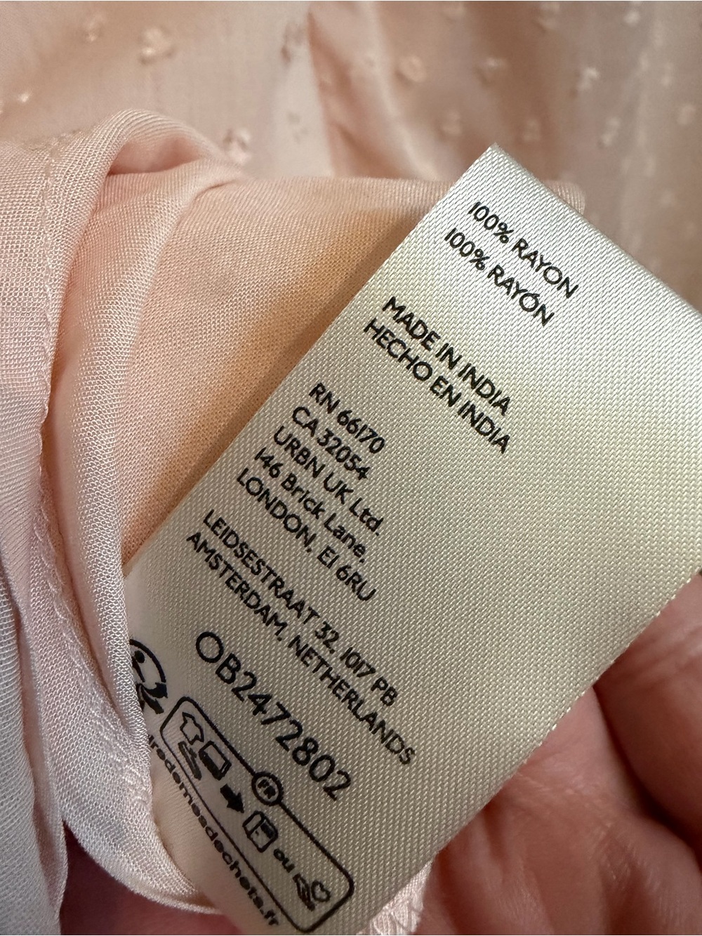 Free People Savannah Rose Midi Dress in Pink Shell Sz M - Picture 11 of 11